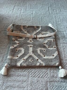 Lovestitch Woven Bohemian Tote Bag with Tassels